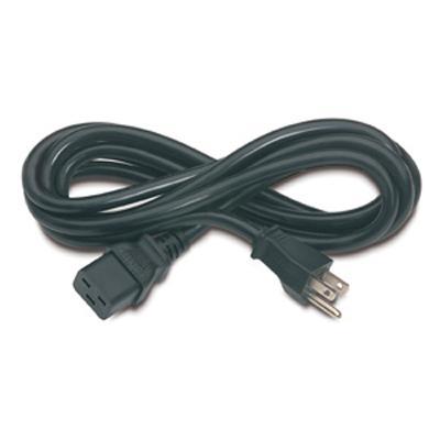 APC AP9872 Power cable IEC 60320 C19 F to NEMA 5 15 M 8 ft black for P N SU2200RMI3U.1 SUA2200RMXLI3U SUA3000I SUA3000R2IX322 SUA3000RMI SURT3