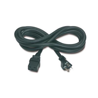 APC AP9873 Power cable IEC 320 EN 60320 C19 F to NEMA 5 20 M 8 ft black for P N SU2200RMI3U.1 SUA2200RMXLI3U SUA3000I SUA3000R2IX322 SUA3000RMI