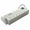 Reliable surge protection for home or office computers and electronic equipment.