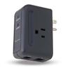Travel Surge Protector with Hidden Swivel Plug surge suppressor