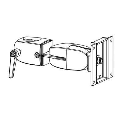 Ergotron - Monitor clamping double pivot - for Flat Panel Monitor ARMS DS100 Series