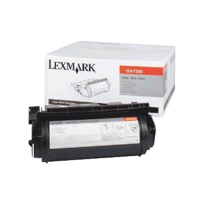 Lexmark 12A7360 Black original toner cartridge for T630 632 634 634dtn 32 X630 632 634