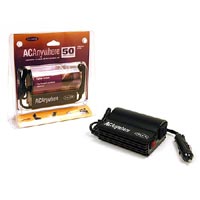Belkin AC Anywhere - DC to AC power inverter - 12 V - 50 Watt - 1 output connector(s) - Canada  United States