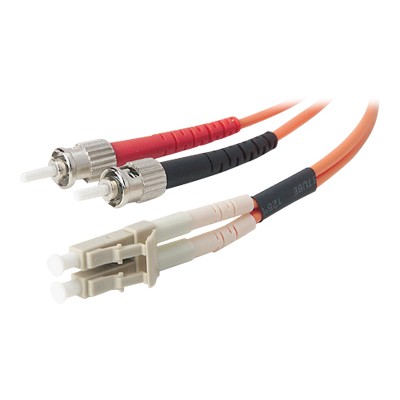 Belkin F2F202L0 15M Patch cable LC PC multi mode M to ST PC multi mode M 49 ft fiber optic 62.5 125 micron orange