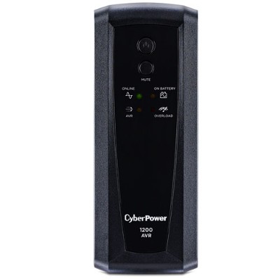 Cyberpower CP1200AVR CP1200AVR UPS 720 Watt 1200 VA 8 Ah RS 232 USB output connectors 8 black