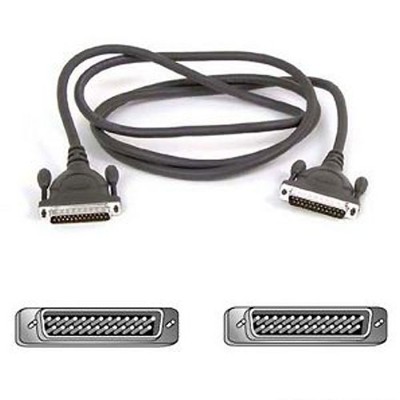Belkin F3D111-15 PRO Series - Serial / parallel cable - DB-25 (M) to DB-25 (M) - 15 ft - molded Belkin F3D111-15 PRO Series - Serial / parallel cable - DB-25 (M) to DB-25 (M) - 15 ft - molded