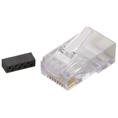 Black Box FM860 50PAK CAT6 Modular Plug Network connector RJ 45 M CAT 6 pack of 50