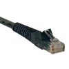 10 ft. Cat6/Cat5e/Network Patch Cable - Snagless - Black