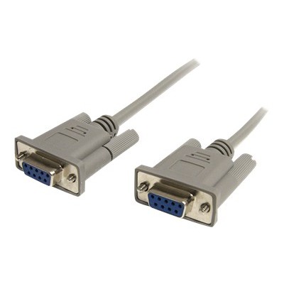 StarTech.com SCNM9FF25 25 ft Cross Wired DB9 Serial Null Modem Cable F F Null modem cable DB 9 F to DB 9 F 25 ft for P N PCI2S232485I PCI8S950LP