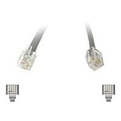 Cables To Go 09590 Phone cable RJ 11 M to RJ 11 M 14 ft silver