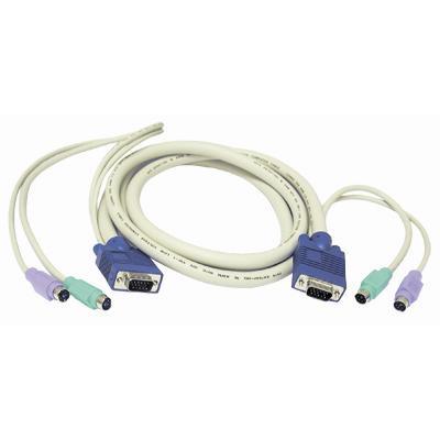 keyboard / video / mouse (KVM) cable kit - 10 ft