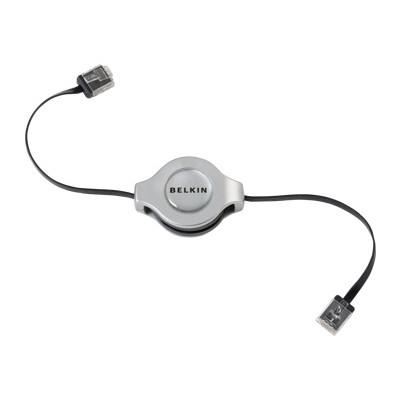 Retractable network cable - 3.6 ft