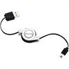 2.6-foot Retractable USB 2.0 5-Pin Mini-B Cable