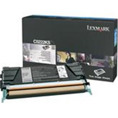 Lexmark C5222KS Black original toner cartridge for C522 524 530 532 534