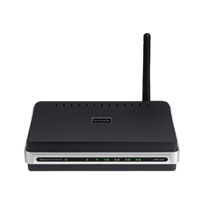Wireless Print Server 802.11g 4-USB 2.0 Ports 108Mbps by D-Link