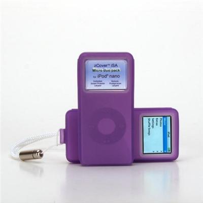 iSA micro silicone Duo Pack Cases for iPod nano 2GB/4GB  Original Purple