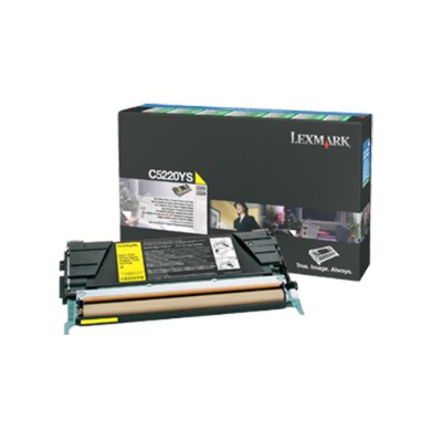 Lexmark C5220YS Yellow original toner cartridge LRP for C522 524 530 532 534
