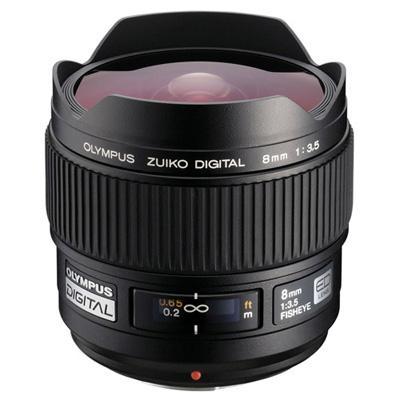 Zuiko Digital - Fisheye lens - 8 mm - f/3.5 - Four Thirds