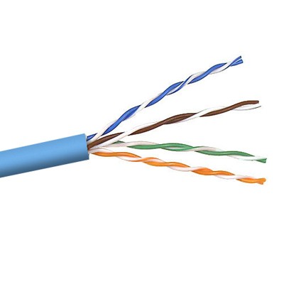 Belkin A7L704 1000BL P 900 Series Bulk cable 1000 ft UTP CAT 6 plenum solid blue