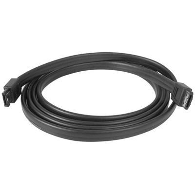 StarTech.com ESATA6 6 ft Shielded External eSATA Cable M M eSATA cable Serial ATA 150 eSATA M to eSATA M 6 ft black for P N PEXSAT31E1 S2510PE