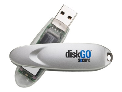 DiskGO Secure USB 2.0 Flash Drive - USB flash drive - 8 GB