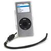 iPod Nano Silver Aluminum Case with shock absorbing inner lining.