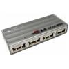 USB 2.0 Mini 4-Port Harmonica Style with AC Power Supply