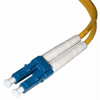 Cables To Go 08355 8m LC LC 9 125 OS2 Duplex Single Mode PVC Fiber Optic Cable Yellow Patch cable LC single mode M to LC single mode M 26 ft fiber
