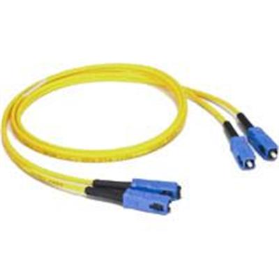 Cables To Go 16816 5m SC SC 9 125 OS1 Duplex Single Mode PVC Fiber Optic Cable Yellow Patch cable SC single mode M to SC single mode M 16.4 ft fib