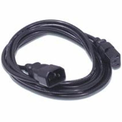 Cables To Go 20941 Computer Power Extension Cord Power extension cable IEC 60320 C14 M to IEC 60320 C13 F 15 ft molded black