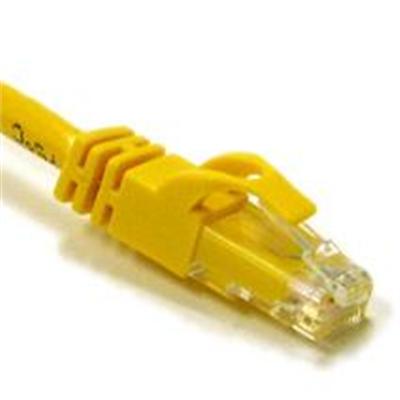 Cables To Go 27872 7ft Cat6 Snagless Unshielded UTP Network Crossover Patch Cable Yellow Crossover cable RJ 45 M to RJ 45 M 7 ft CAT 6 molded