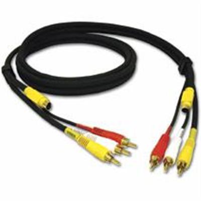 Cables To Go 29153 Value Series Video / Audio Cable - S-video / Composite Video / Audio - 6 Ft