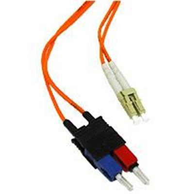 LC/SC Duplex 50/125 Multimode Fiber Patch Cable - patch cable - 39 ft