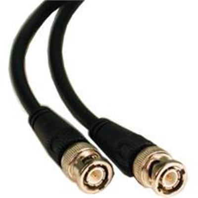 Video cable - 22 AWG - BNC (M) - BNC (M) - 75 ft - double shielded coaxial - ( RG-59 ) - black
