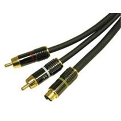 SonicWave Combined S-VideoStereo Audio Cable - video  audio cable - S-Video  audio - 75 ft