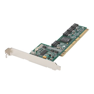 Serial ATA II RAID 1420SA - Storage controller (RAID) - 4 Channel - SATA-300 low profile - 300 MBps - RAID 0  1  10  JBOD - PCI-X (pack of 10 )