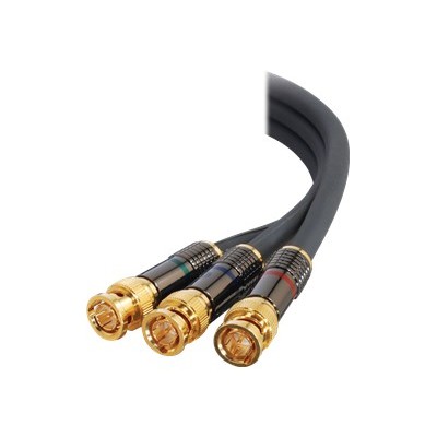 Impact Acoustics SonicWave - Video cable - component video - BNC (M) - BNC (M) - 25 ft - triple shielded - charcoal