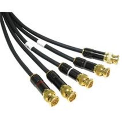 Impact Acoustics SonicWave Component Video Interconnect - Video cable - component video - BNC (M) - BNC (M) - 150 ft - triple shielded - gray