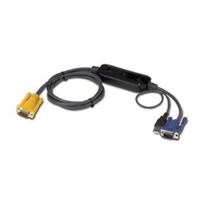 Apc Ap5256 Video / Usb Cable - Usb  Hd-15 (m) To Hd-15 (m) - 12 Ft - For  16 Port Multi-platform Analog Kvm  8 Port Multi-platform Analog Kvm