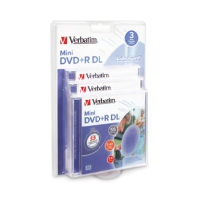 Verbatim 95313 3 x DVD R DL 8cm 2.6 GB 2.4x jewel case