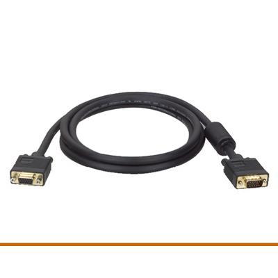 TrippLite P500 010 10ft VGA Coax Monitor Extension Cable with RGB High Resolution HD15 M F 10 VGA extension cable HD 15 M to HD 15 F 10 ft molded