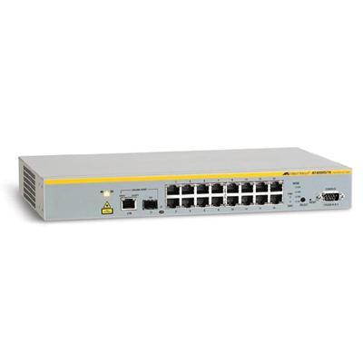 Allied Telesis AT 8000S/16 - Switch - managed - 16 x 10/100   1 x combo Gigabit SFP - desktop