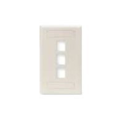 Black Box WPT468 GigaStation 2 - Wall plate - office white - 3 ports