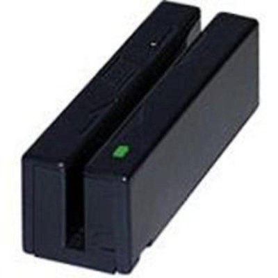 Magtek 21040082 Magstripe Swipe Card Reader Mini Port Powered RS 232 Magnetic card reader RS 232 black