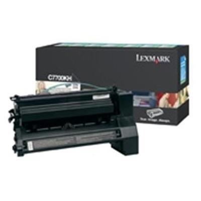 Lexmark C7700KH Black High Yield Return Program Print Cartridge for C770 C772