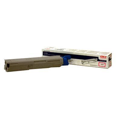 Oki 43459302 High Capacity magenta original toner cartridge for MC360 C3400n 3530 MFP 3530n MFP 3600n