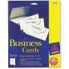 LASER IVORY BUS CARDS 2X3.5 10/SHT
