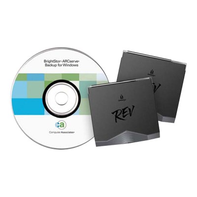 2 x REV - 35 GB - storage media - with CA ARCserve Backup OEM Edition
