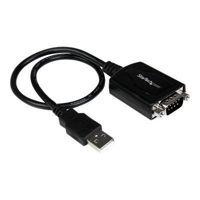 StarTech.com ICUSB232PRO 1ft USB to RS232 Serial DB9 Adapter Cable with COM Retention USB to DB9 USB to Serial Port Adapter