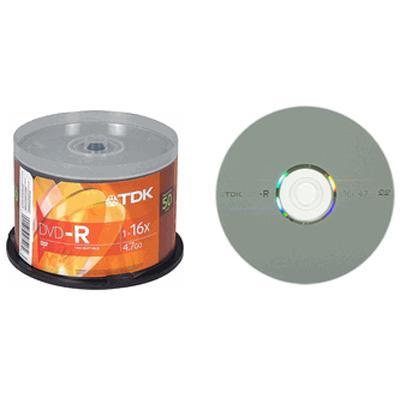 16X 4.7GB DVD+R Media 50-Pack Spindle